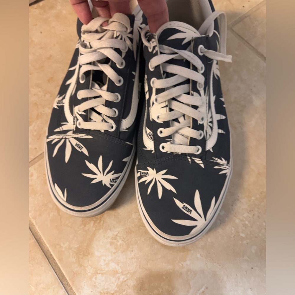 Vans Doren Era Navy Palm Unisex Lace Up Low Skate Sneakers Shoes Size 13 - Picture 7 of 12